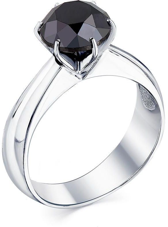 Кольцо B-16916-B с Черным бриллиантом